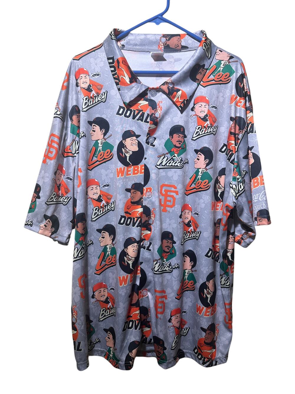 San Francisco Giants XL Aloha shirt  2024 - NEW without tag MLB